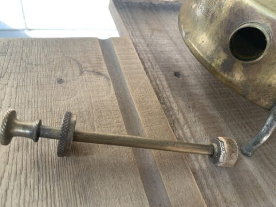 Primus 1 brass fixed stove cast grate 1955 Sweden - Image 11