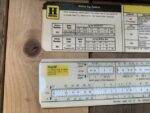 IWA 51455 Honeywell valve size computer slide chart 1970 Germany