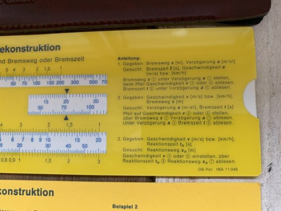 IWA 11048 DAT traffic accident reconstruction slide chart 1970 Germany - Image 2