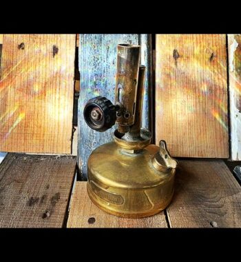 Gustav Barthel GB Neupallad gasoline laboratory bunsen burner 1960 Germany