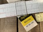 Aristo 1070 Multilog 62cm 25″ slide rule full set 1969 Germany - Image 5
