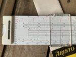 Aristo 1070 Multilog 62cm 25″ slide rule full set 1969 Germany - Image 7