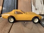 Tonka yellow Chevrolet Corvette Stingray for carrier 1960 USA