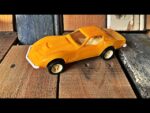 Tonka yellow Chevrolet Corvette Stingray for carrier 1960 USA