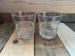 Set of 2 Jameson Whiskey embossed glasses 1990 Ireland - Image 6