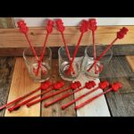 Beefeater Dry Gin lot 3x glasses 12x stirrer swizzle sticks 1980 England