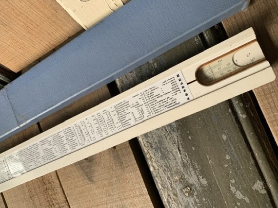 Nestler 0215 Darmstadt 55 cm 22" slide rule 1967 Germany - Image 8