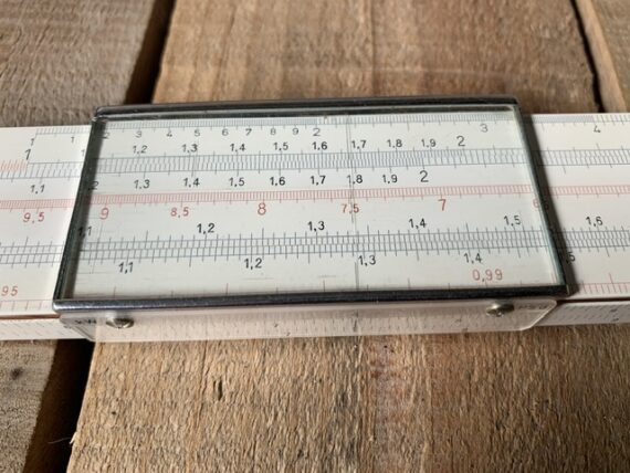 Nestler 0215 Darmstadt 55 cm 22" slide rule 1967 Germany - Image 5