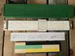Faber Castell-stahlbeton 2/31 concrete slide rule full set 1973 Germany