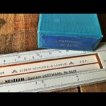 Nestler 0430 System Hoffmann Concrete slide rule in box 1955 Germany