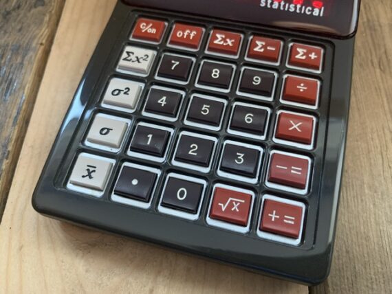 Litronix 2270 Statistical calculator manual pouch 1975 Malaysia - Image 4