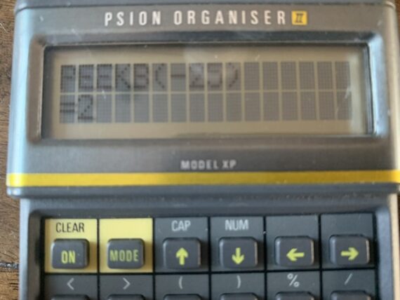 Psion Organiser II model XP(LA) calculator computer 1986 UK - Image 3