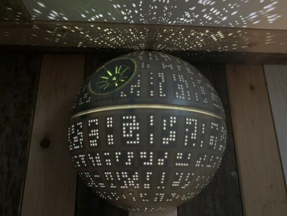 Death Star wall lamp Lucas film Star Wars 2015 3D Light FX Canada