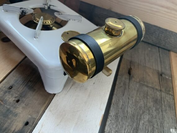 Gustav Barthel Norma E10 UNIQUE brass stove 1940 Germany Holland