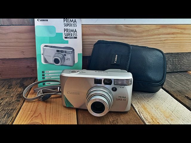 Canon Prima Super Autoboy 155 Sure Shot Z155 camera 2002 Japan