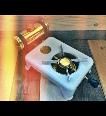 Gustav Barthel Norma E10 UNIQUE brass stove 1940 Germany Holland