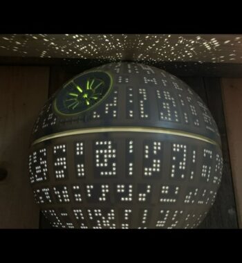Death Star wall lamp Lucas film Star Wars 2015 3D Light FX Canada
