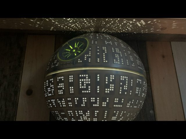 Death Star wall lamp Lucas film Star Wars 2015 3D Light FX Canada Death Star wall lamp Lucas film Star Wars 2015 3D Light FX Canada