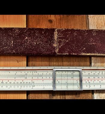 Nestler 22R/3 system Rietz pocket slide rule Germany 1940