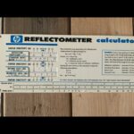 Perrygraf Hewlett Packard mismatch reflectometer slide chart 1976 USA