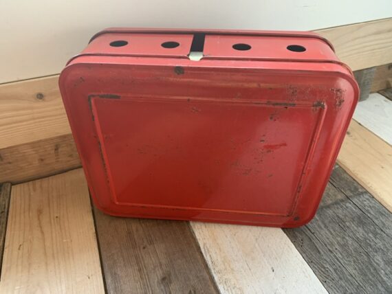 Ernst Hãhnel Vulcano Tourist 222 brass box stove 1960 Germany - Image 4