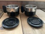 2x Morinox Italy STAR TREK espresso cup saucer set 1980 Italy - Image 6