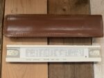 Sun Hemmi 136 Darmstadt pocket slide rule sleeve 1960 Japan