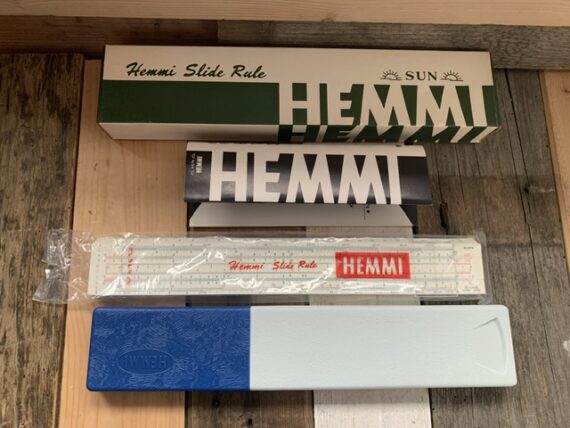 Sun Hemmi 130W Ahrend sealed Slide rule full set Japan 1970 Netherlands