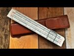 Sun Hemmi 136 Darmstadt pocket slide rule sleeve 1960 Japan