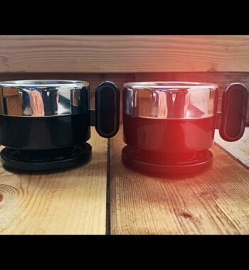 2x Morinox Italy STAR TREK espresso cup saucer set 1980 Italy