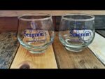 2 Whisky glasses for Seagrams VO 1970 Canada