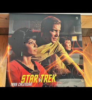 Star Trek 1999 wall photo calendar still sealed 1998 Paramount USA