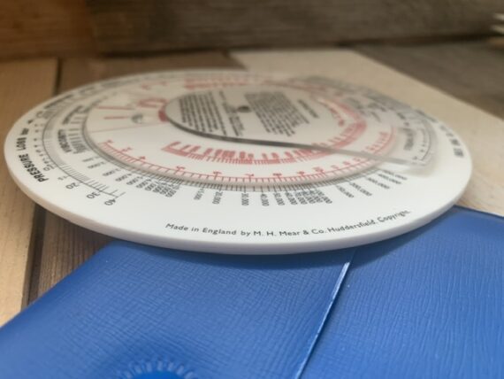 M.H. Mear Fearns viscous calculator IBEX circular slide rule set 1975 England - Image 2
