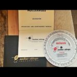 Nuclearule radioactivity measurements circular slide rule full set 1960 USA