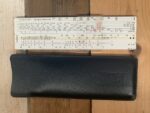 Aristo 80100 BG woven concrete pocket slide rule case 1960 Germany - Image 2