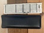 Aristo 80100 BG woven concrete pocket slide rule case 1960 Germany - Image 3