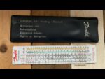 Danfoss refrigerant ITHO conversion slide rule Denmark 1960 Holland