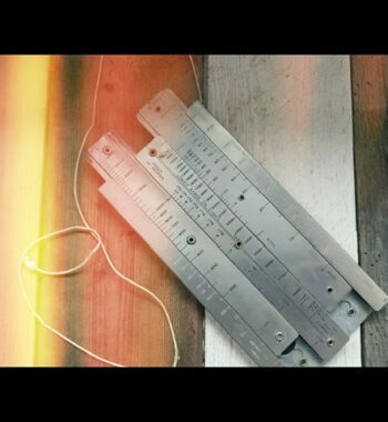 Vickers Machine Gun MKI firing metal slide rule W.H.H. 1940 Australia