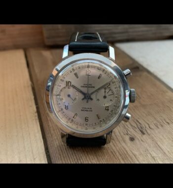 Ancre steel chronograph Landeron 148 handwind 1970 Switzerland