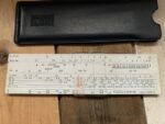 Aristo 10132 BG woven concrete pocket slide rule case 1950 Germany - Image 3