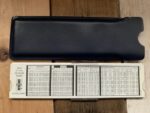 Aristo 10132 BG woven concrete pocket slide rule case 1950 Germany - Image 4