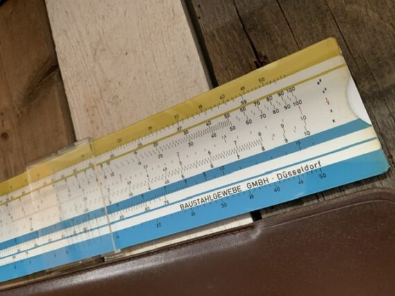 Aristo 40140 BG Concrete slide rule case 1950 Germany - Image 5