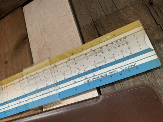 Aristo 40140 BG Concrete slide rule case 1950 Germany - Image 9