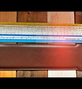 Aristo 40140 BG Concrete slide rule case 1950 Germany