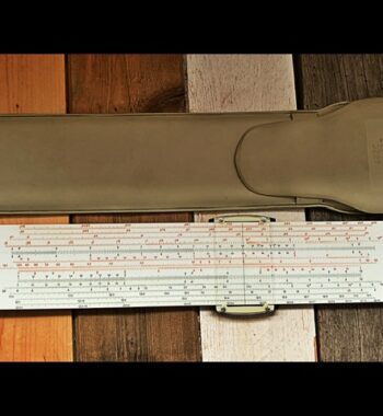 Reiss 3227 Duplex slide rule sleeve 1970 Eastern Germany