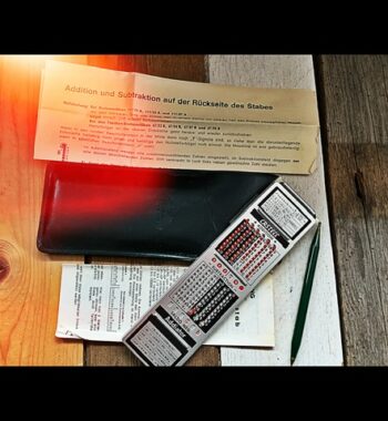 Faber Castell 67/54Rb addiator pen slide rule full set 1960 Germany