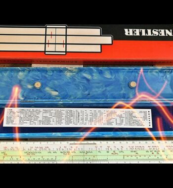 Nestler 0330 Chemiker slide rule in case 1962 Germany