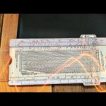 Aristo 40128 pocket Wire slide rule in case 1960 Germany