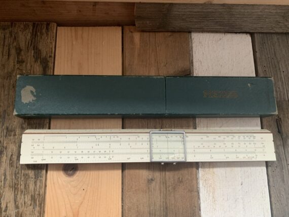 Reiss Stahlbeton slide rule container 1960 Eastern Germany - Image 2
