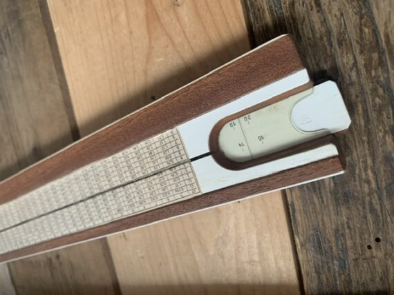 Reiss Stahlbeton slide rule container 1960 Eastern Germany - Image 5